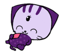 Three eyes cat of the Greppi sticker #13793390