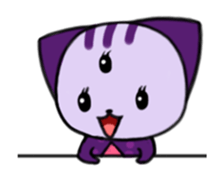 Three eyes cat of the Greppi sticker #13793392