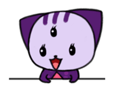 Three eyes cat of the Greppi sticker #13793392