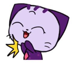 Three eyes cat of the Greppi sticker #13793395