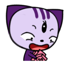 Three eyes cat of the Greppi sticker #13793400