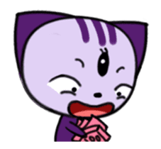 Three eyes cat of the Greppi sticker #13793400