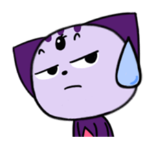 Three eyes cat of the Greppi sticker #13793402