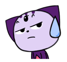 Three eyes cat of the Greppi sticker #13793402