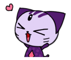 Three eyes cat of the Greppi sticker #13793405