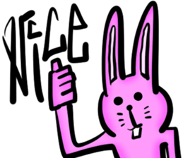 Graffiti Rabbit!!! sticker #13794682