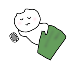 Mutter of a white cat sticker #13795219