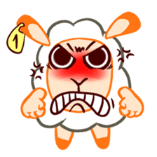 Joyful sheep "Remy" sticker #13795275
