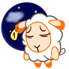 Joyful sheep "Remy" sticker #13795279