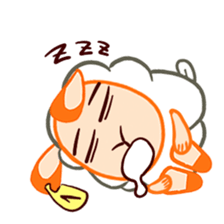 Joyful sheep "Remy" sticker #13795281