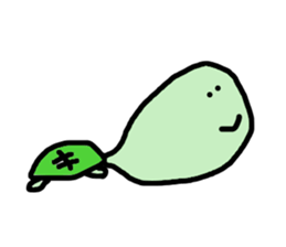 stamp of kame sticker #13795350