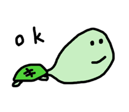 stamp of kame sticker #13795352