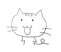 T's cat sticker #13795493