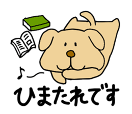 Michinoku Dog ~dedicated to a senior~ 2 sticker #13795893