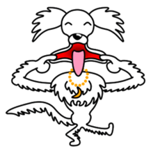 Borzoi Biancer 2 sticker #13796309