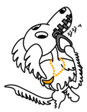 Borzoi Biancer 2 sticker #13796326