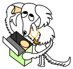 Borzoi Biancer 2 sticker #13796328