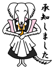 Borzoi Biancer 2 sticker #13796330