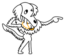 Borzoi Biancer 2 sticker #13796340