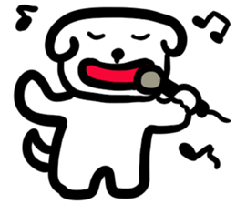 dog of square face sticker part5 sticker #13796744