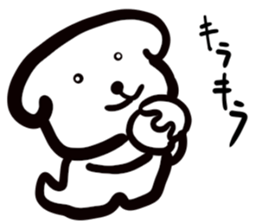 dog of square face sticker part5 sticker #13796746