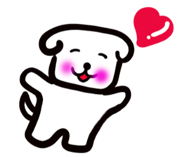 dog of square face sticker part5 sticker #13796757