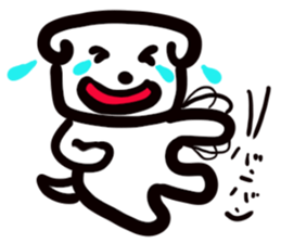 dog of square face sticker part5 sticker #13796772