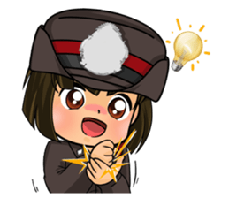 LADY POLICE 2 sticker #13796992