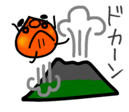 Kagoshima dialect Kagoshima kid sticker3 sticker #13797068