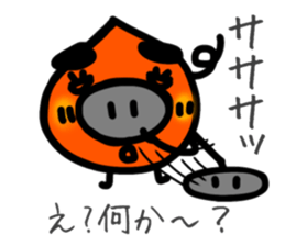 Kagoshima dialect Kagoshima kid sticker3 sticker #13797085