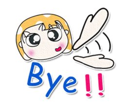 Hello! My name is Nana. ^_^ sticker #13797136