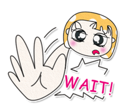 Hello! My name is Nana. ^_^ sticker #13797139