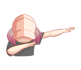 Dab Girl sticker #13797630