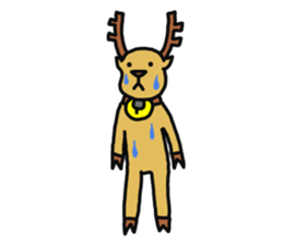 Chriboo of reindeer 2 sticker #13797881