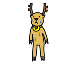 Chriboo of reindeer 2 sticker #13797881