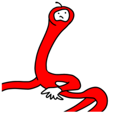 Nyokinyoki apple (8pieces) sticker #13797976