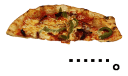 The pizza. sticker #13798328
