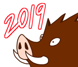 Happy New Year BIRD sticker #13799198