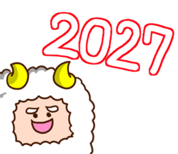 Happy New Year BIRD sticker #13799206