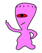 ugly Aliens 3 sticker #13799399