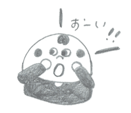 Mr.MOHIKAN and company2 the pencil ver sticker #13800180