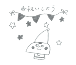 Mr.MOHIKAN and company2 the pencil ver sticker #13800190