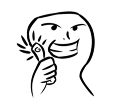 WhiteGraffitiMan sticker #13801666