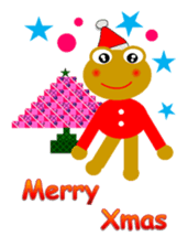 Ribon of the Golden frog sticker #13801875