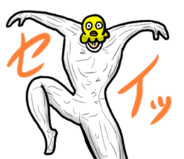 Bird mask sticker #13801918