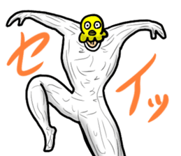 Bird mask sticker #13801918