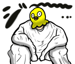 Bird mask sticker #13801919