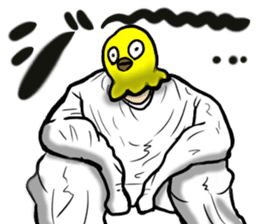 Bird mask sticker #13801919