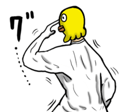 Bird mask sticker #13801920