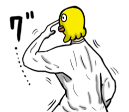 Bird mask sticker #13801920
